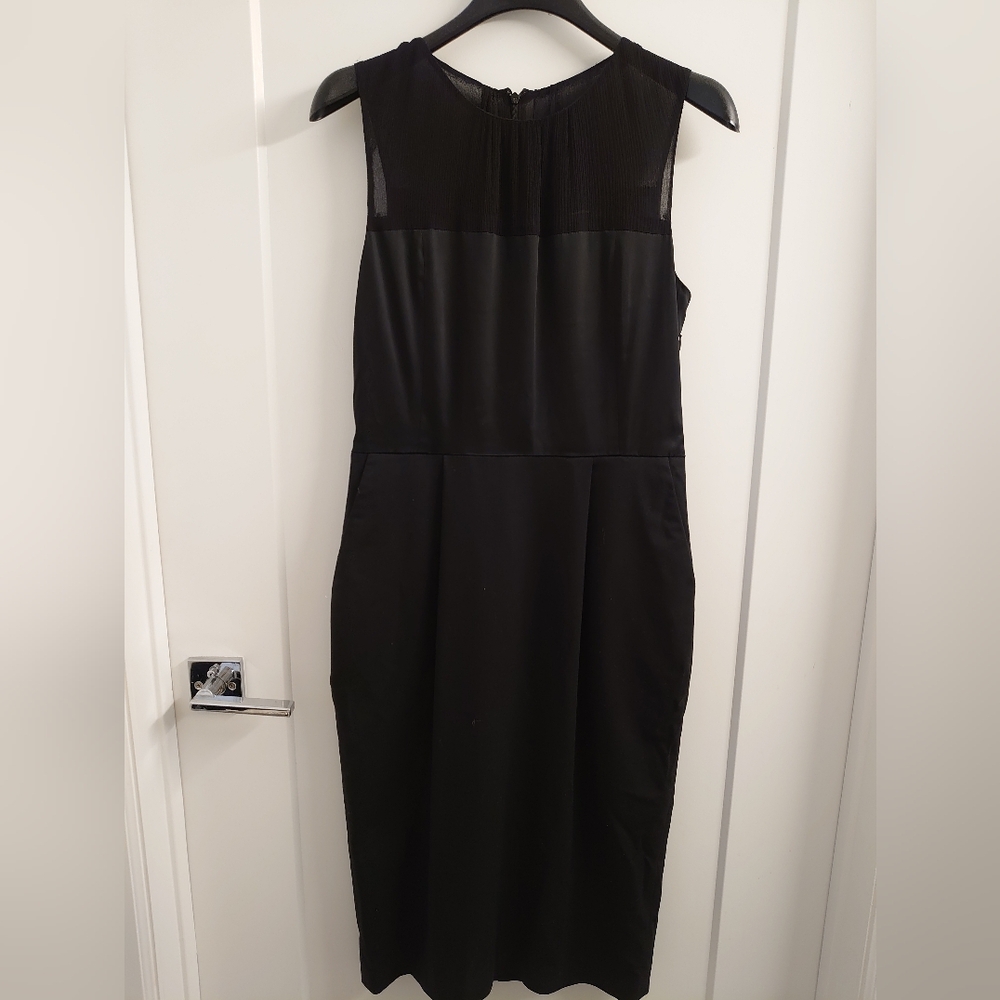 By Malene Birger Black Sleeveless Sheath Midi Dress